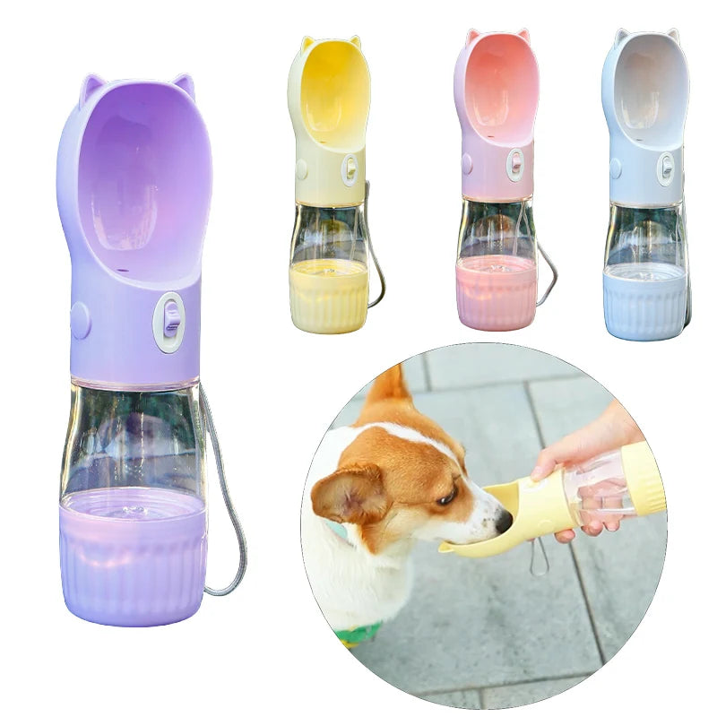 Portable Dog Water Bottle & Feeder