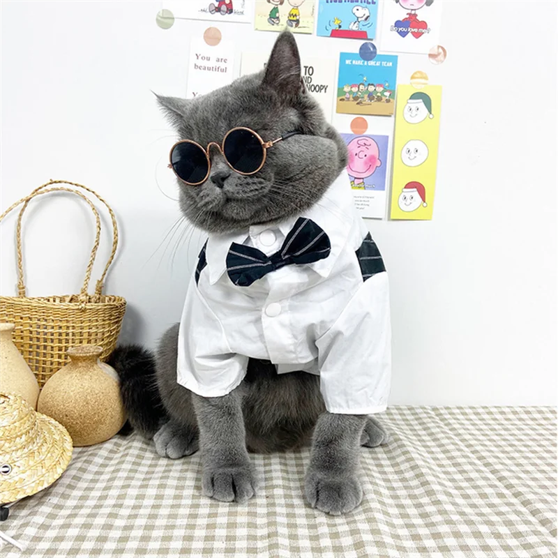 Pet Tuxedo Suit: Bow Tie Coat for Dogs & Cats