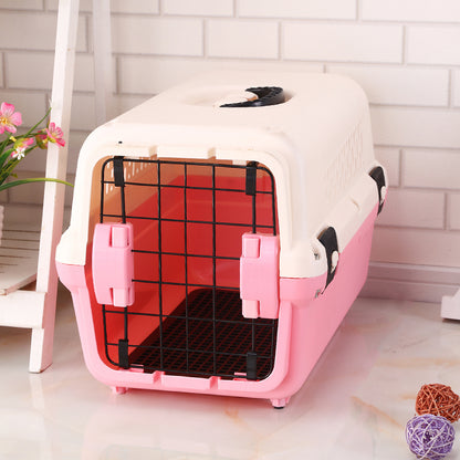 Portable Pet Travel Carrier with Tray