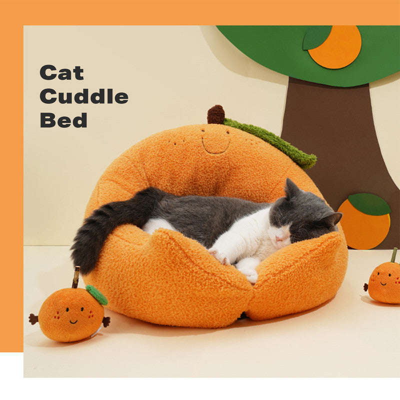 Washable Fluffy Cat Bed