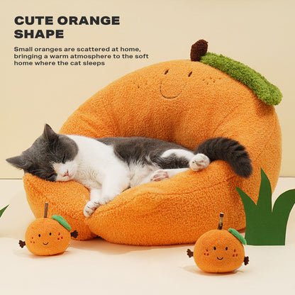 Washable Fluffy Cat Bed