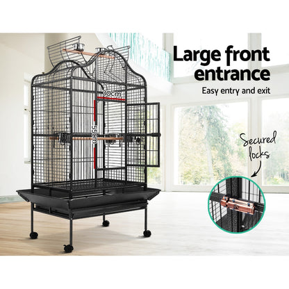 Bird Cage with Stand & Accessories