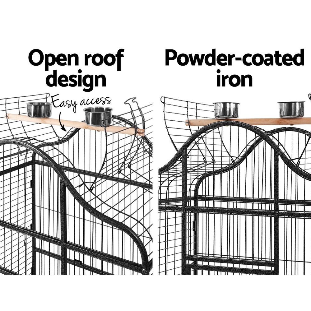 Bird Cage with Stand & Accessories