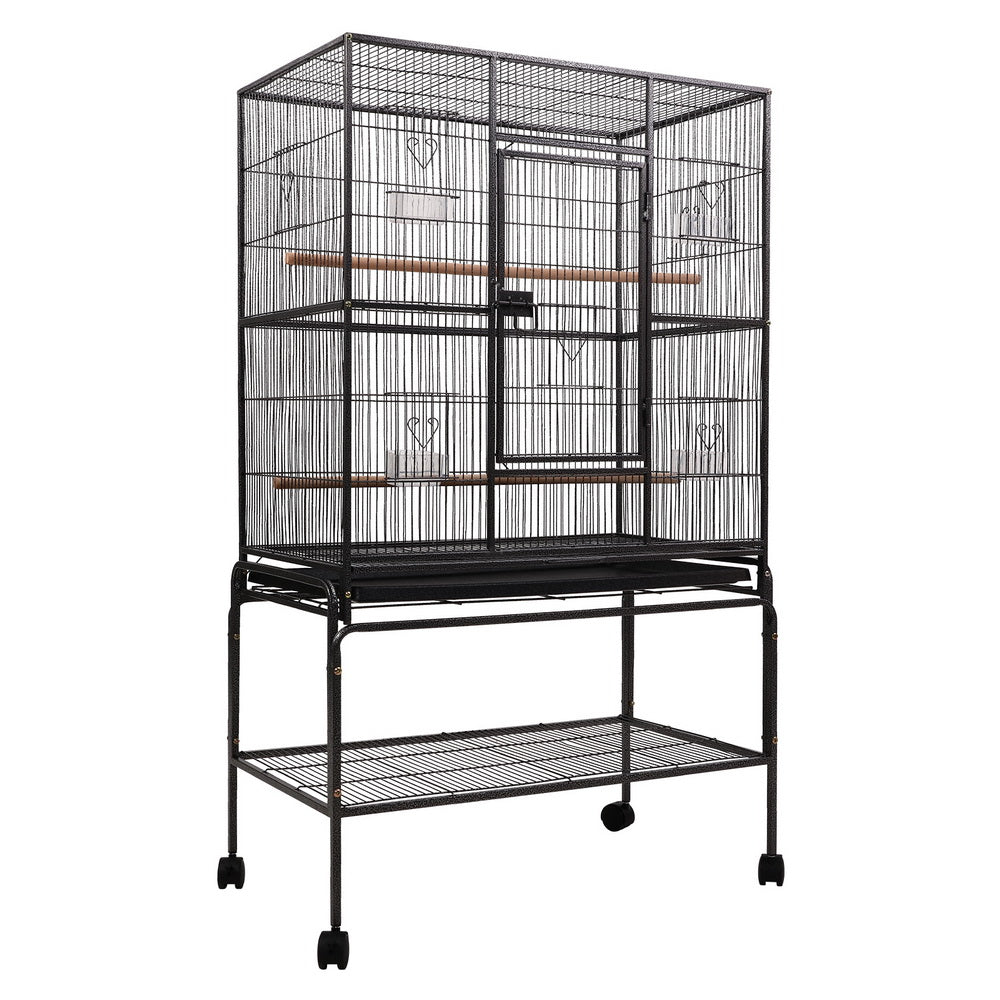 Bird Cage with Accessories & Travel Stand