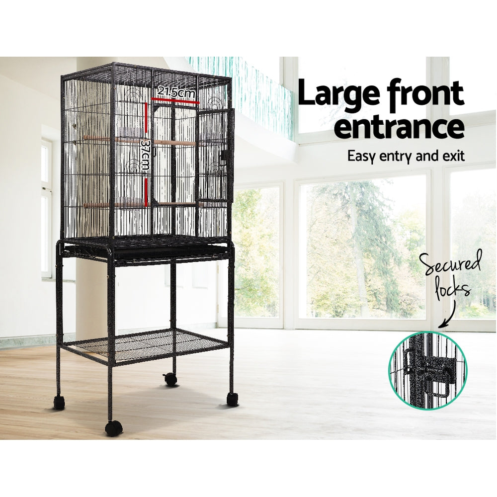 Large Bird Cage with Stand for Travel