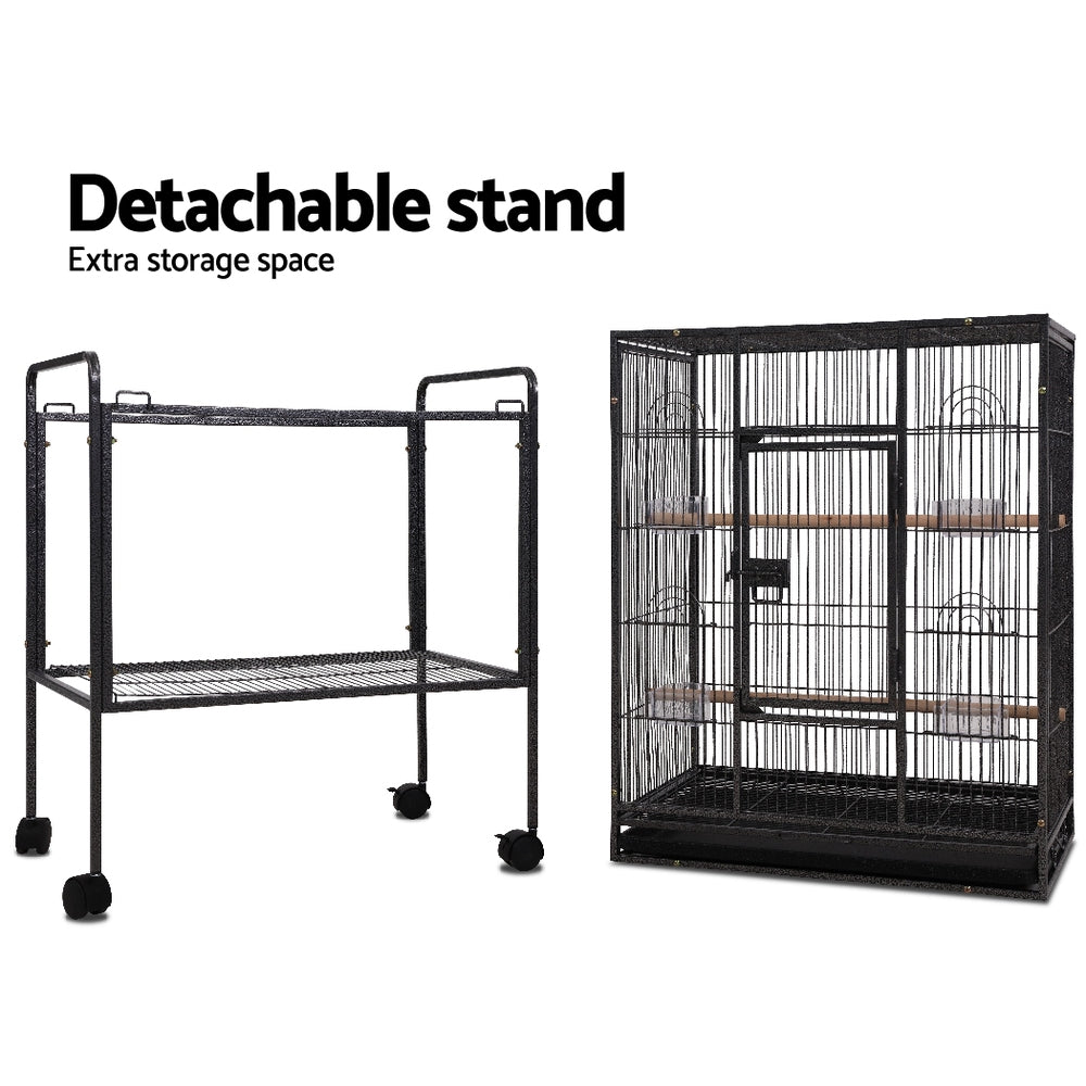 Large Bird Cage with Stand for Travel