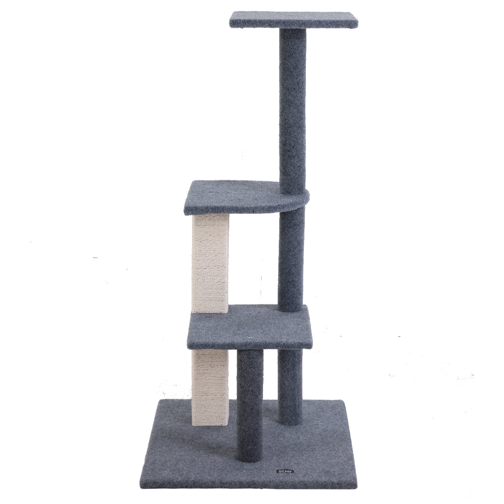 Cat Tree with Scratching Posts, Condo & Steps