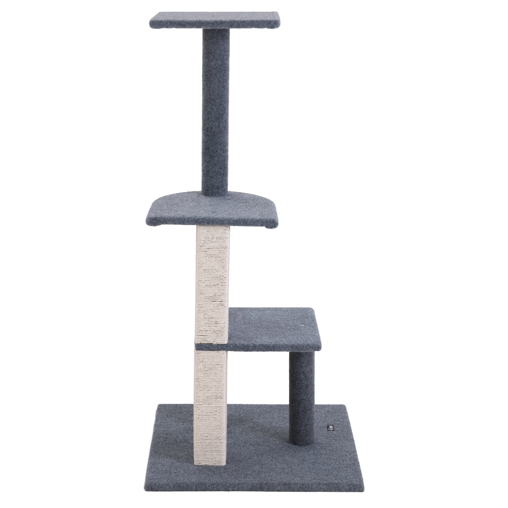 Cat Tree with Scratching Posts, Condo & Steps