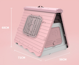 New Pink Small Foldable Dog House