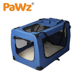 PaWz Pet Travel Carrier Kennel Folding Soft Sided Dog Crate For Car Cage