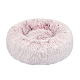 Pet Bed Cat Dog Donut Nest Calming Mat Soft